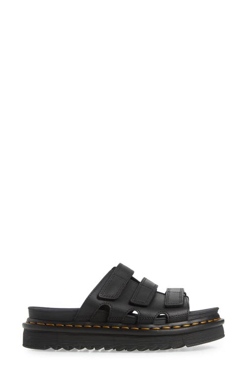 Dr. Martens' Dr. Martens Raine Slide Sandal In Black Athena