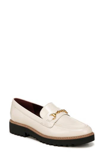 Franco Sarto Colette Bit Loafer In Vanilla White Faux Leather