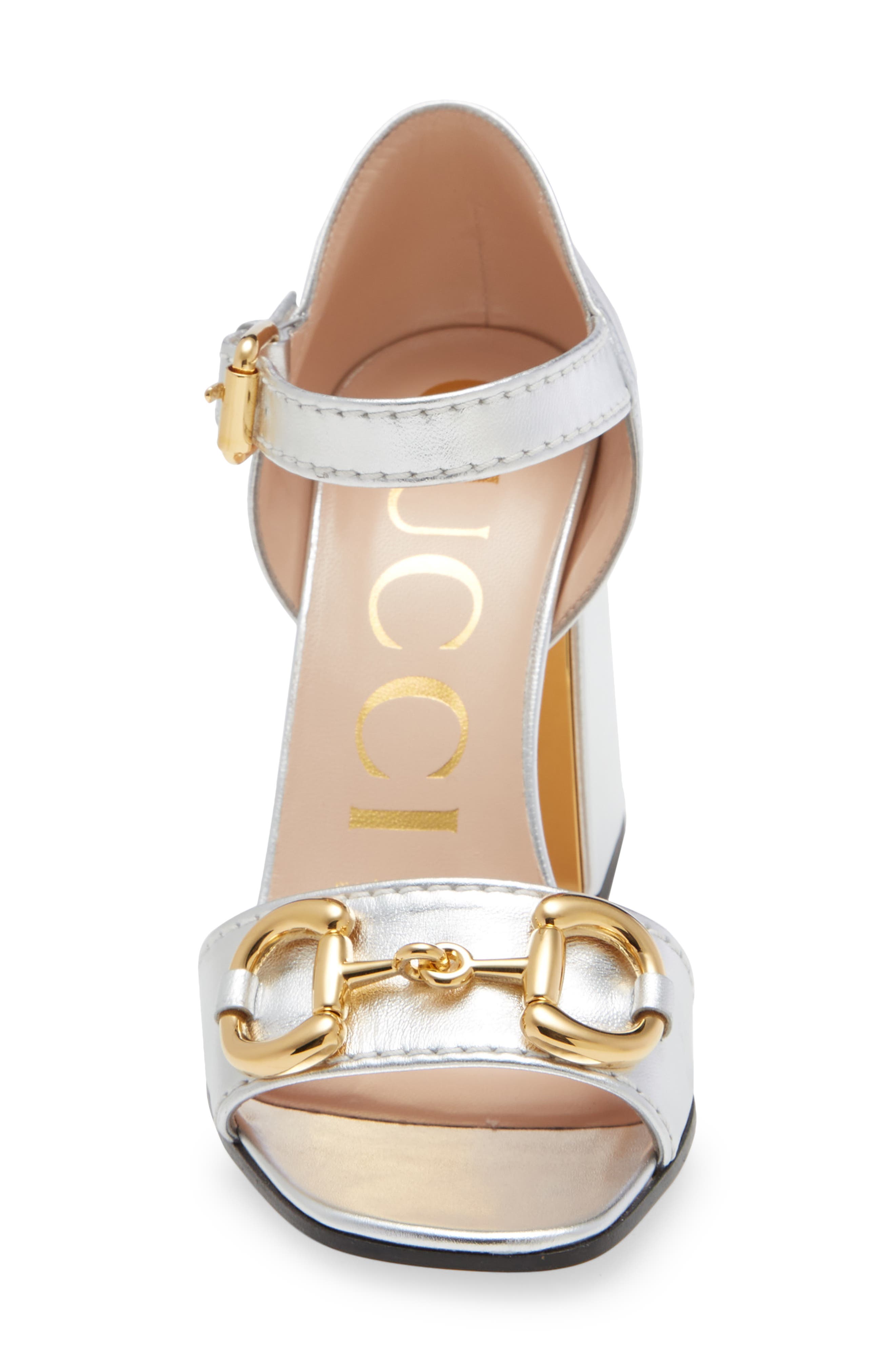 Gucci Baby Block Heel Sandal, Alternate, color, 