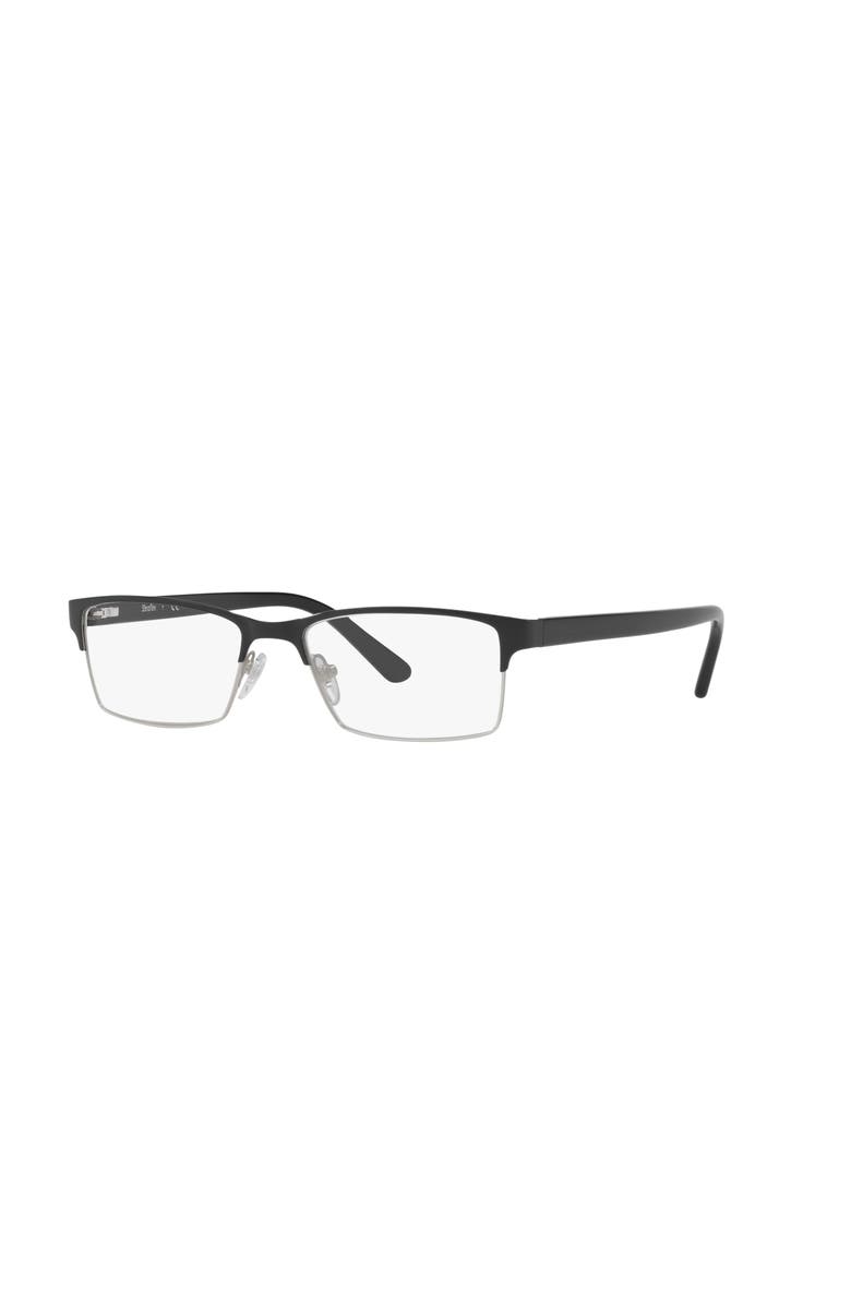 Sferoflex 53mm Rectangle optical glasses, Main, color, Black