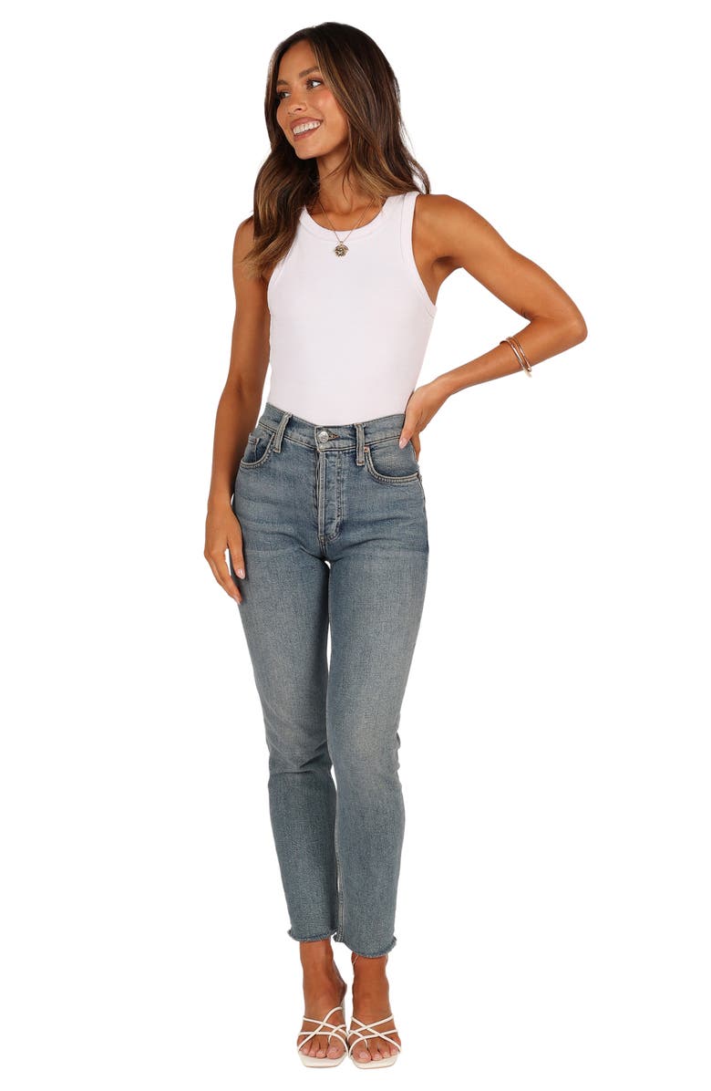 Petal & Pup Ari Cotton Rib Tank, Alternate, color, White