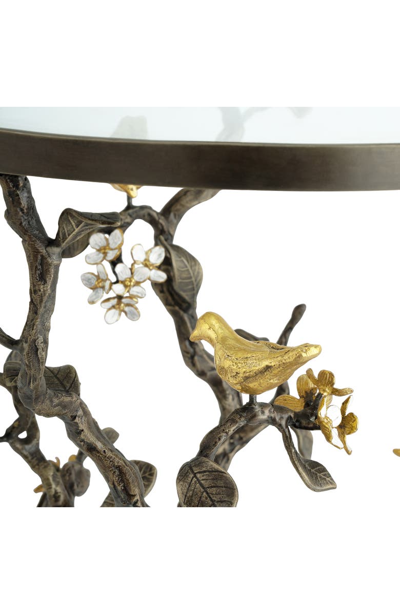 Michael Aram Lovebirds Accent Table, Alternate, color,