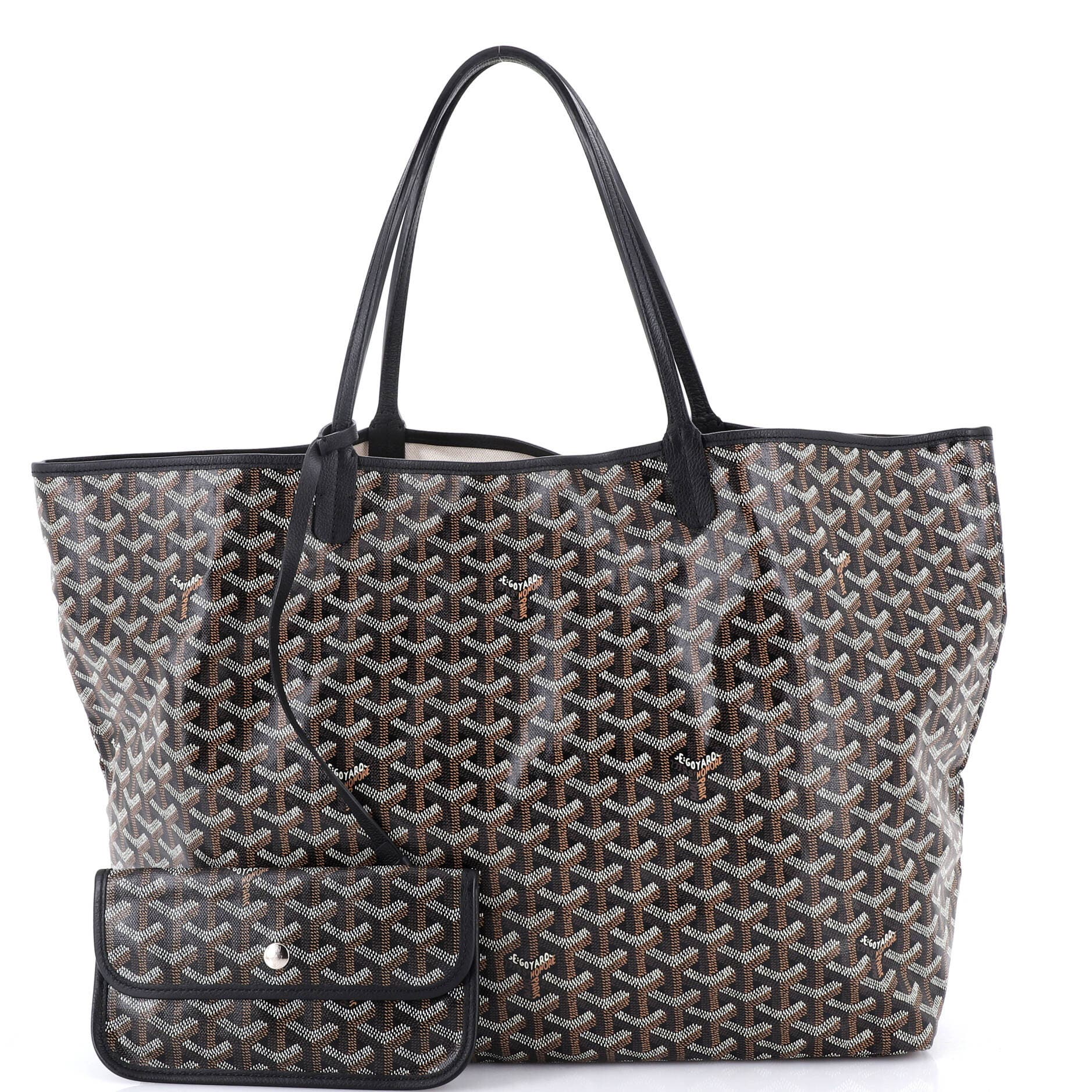Pre-Owned Goyard Saint Louis Tote Coated Canvas GM, Alternate, color, 