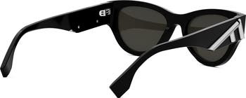 'Fendi First 53mm Cat Eye Sunglasses