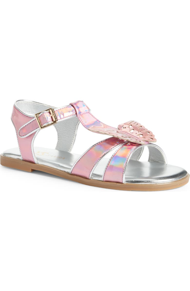 Yosi Samra Kids' Miss Butterfly Ankle Strap Sandal, Main, color,