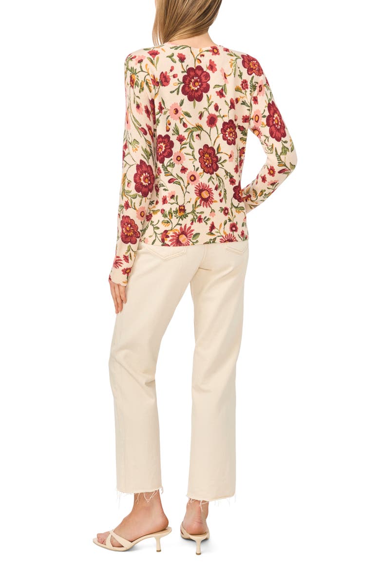 Floral Sweater, Alternate, color, BABYS BREATH