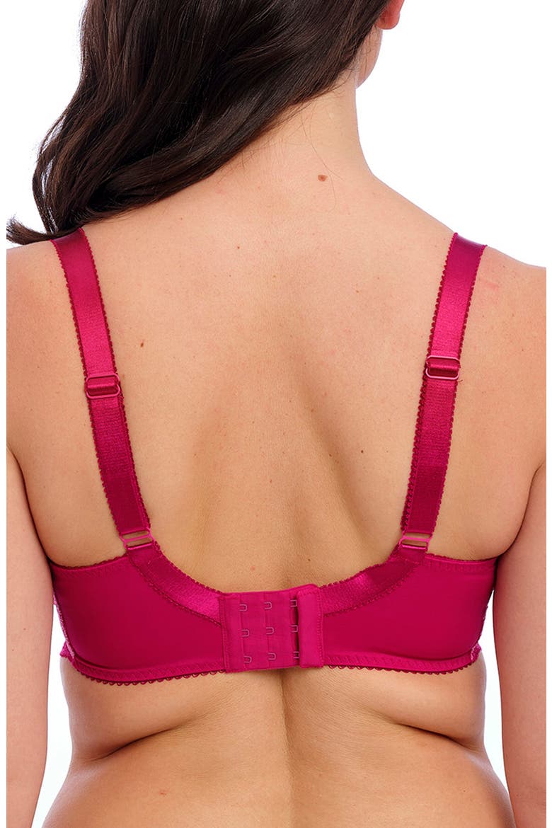 Emmaline Underwire Side Support Bra, Alternate, color, CERISE