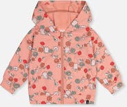 Deux par Deux French Terry Cat Hooded Zip Cardigan