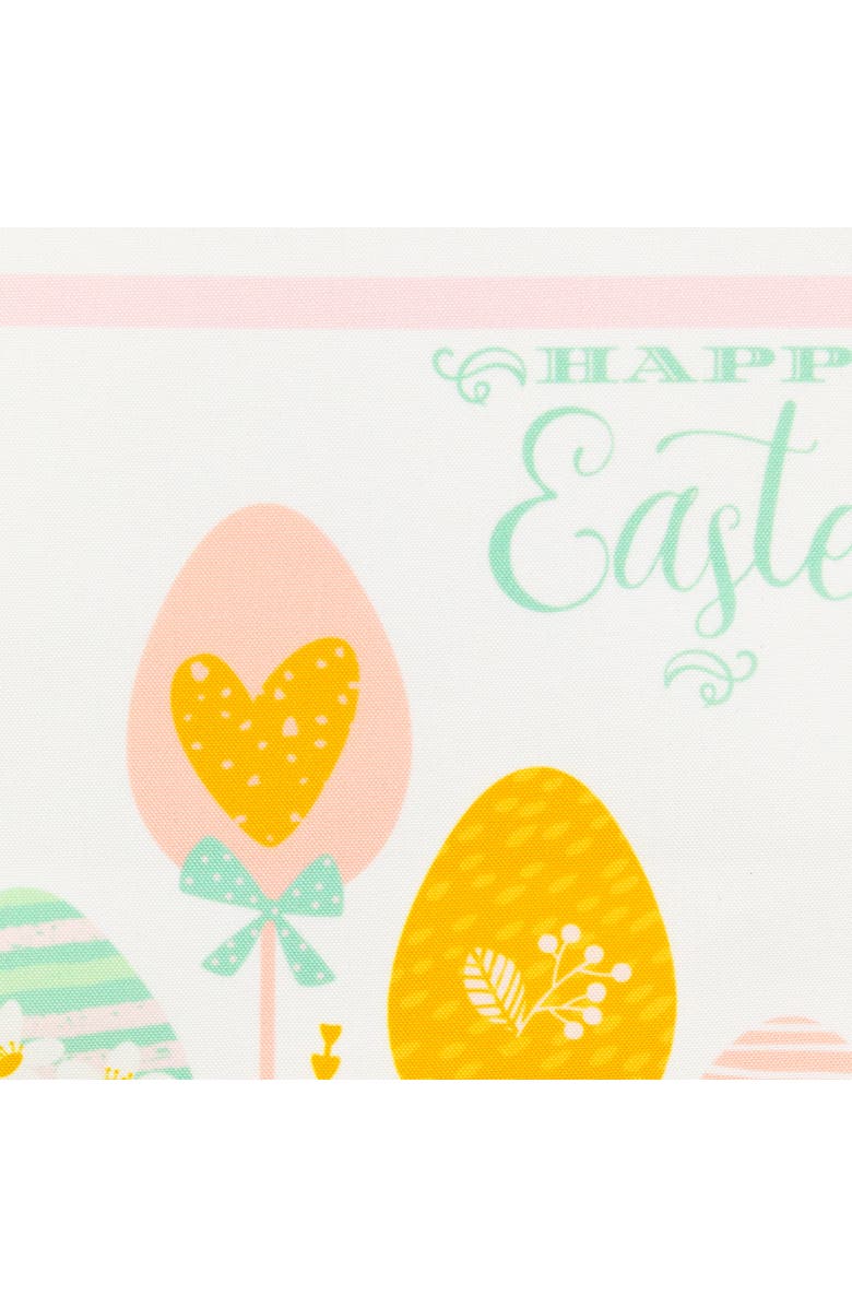 Northlight Striped Pastel Happy Easter Table Runner - 72" - Pink and Green Green, Alternate, color, Pink
