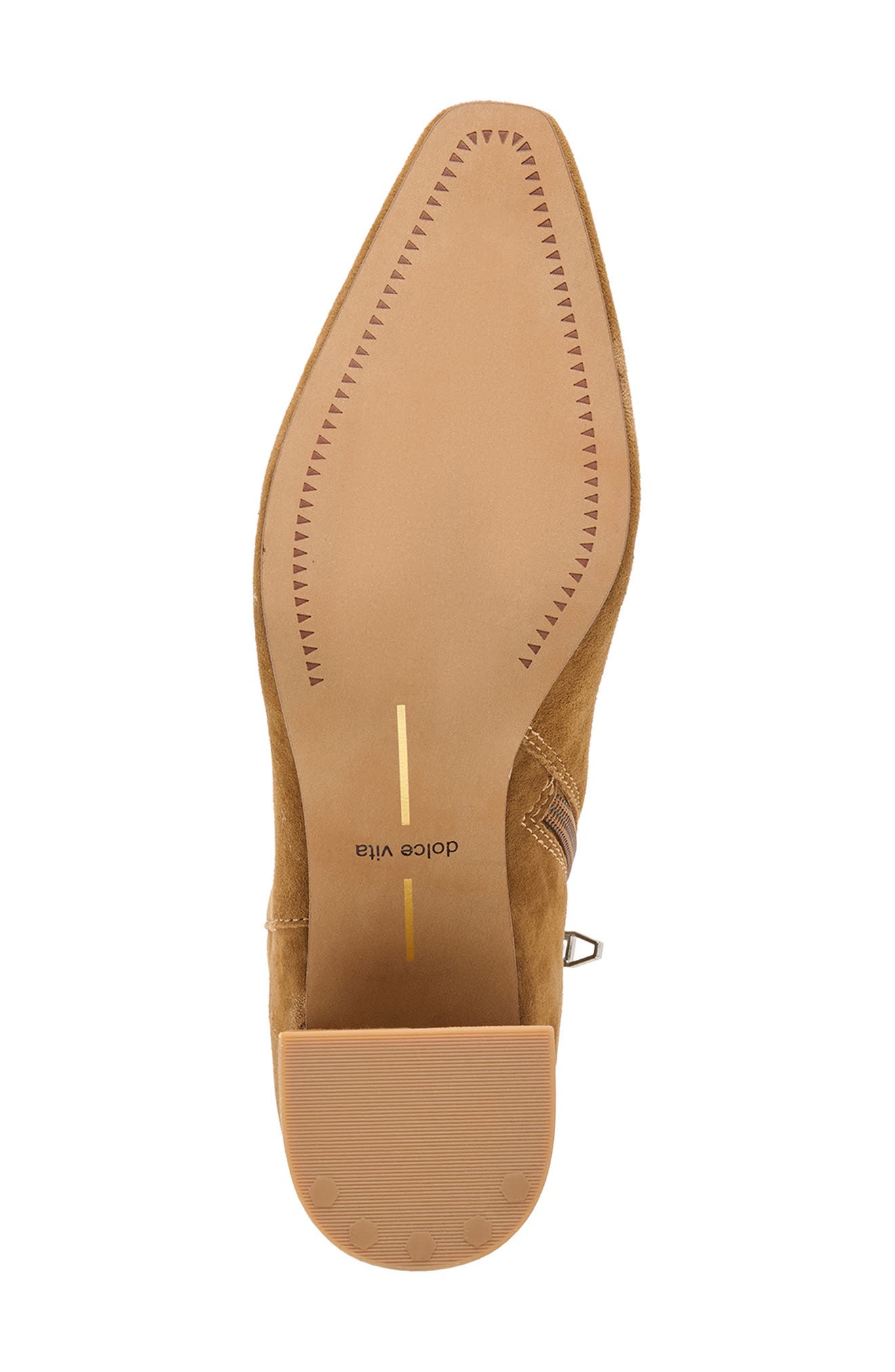 Bayra Leather Bootie, Alternate, color, LIGHT BROWN SUEDE