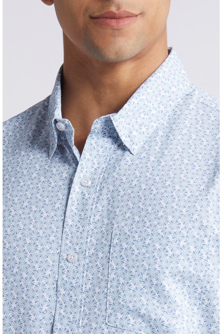 Country Mile Short Sleeve Button-Up Shirt, Alternate, color, WHITE