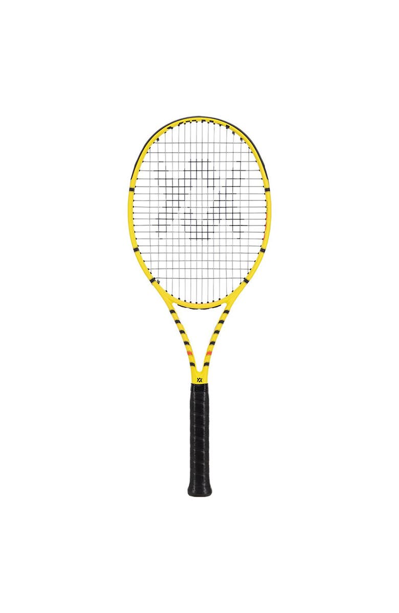Volkl C10 Pro 25th Anniversary Unstrung Tennis Racquet, Main, color, Yellow