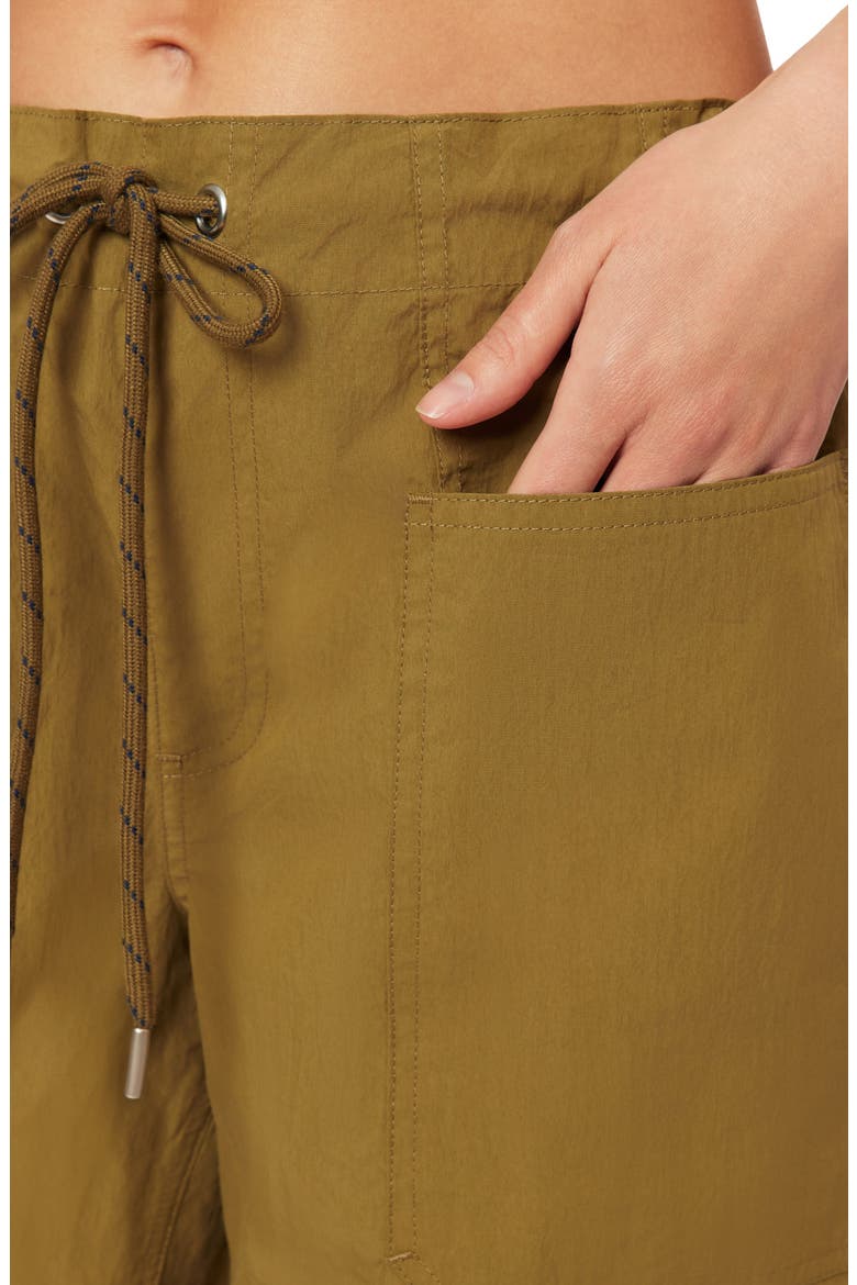 The Arc Barrel Leg Drawstring Pants, Alternate, color, KHAKI GREEN