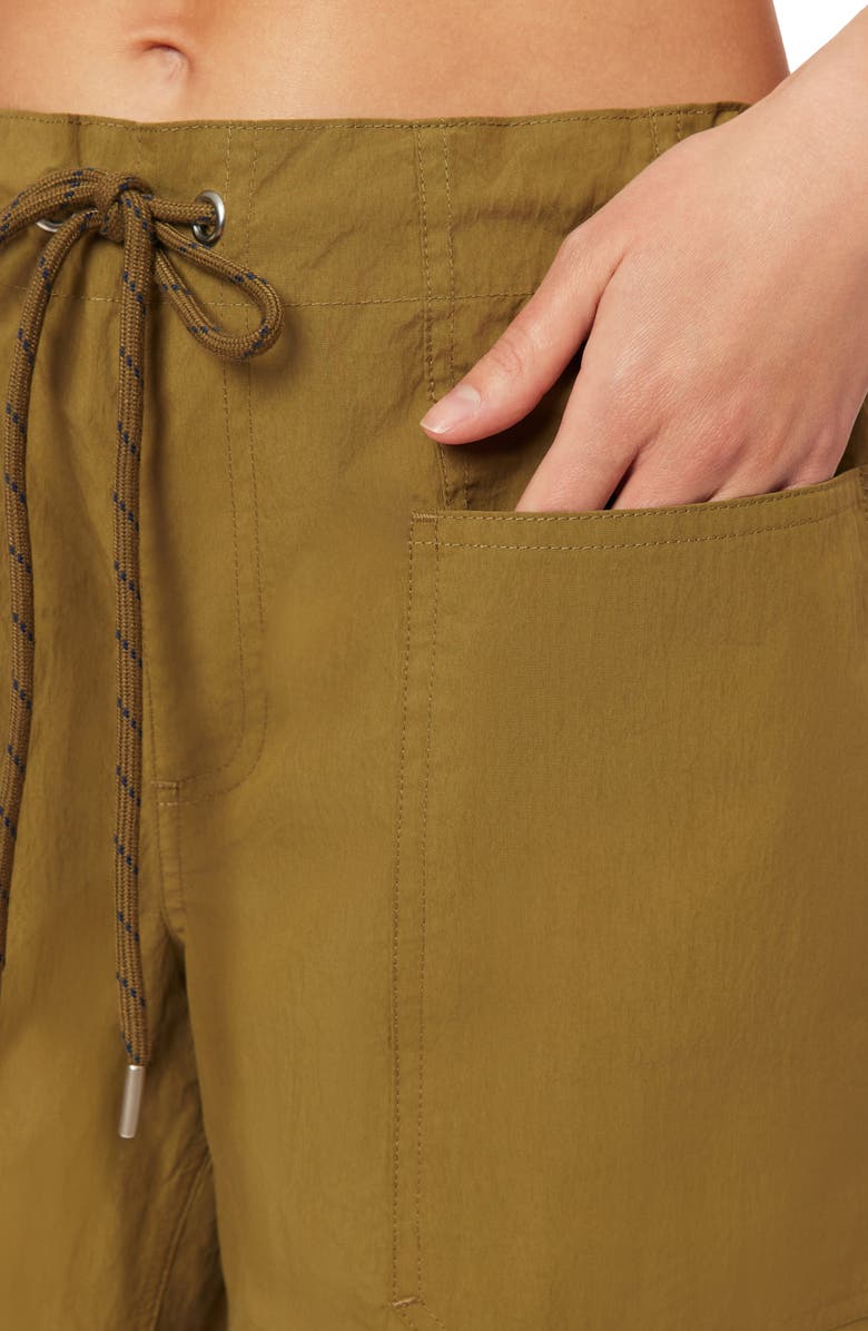 Scotch & Soda The Arc Barrel Leg Drawstring Pants, Alternate, color, Khaki Green