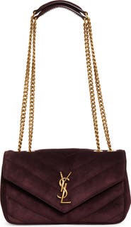 Saint Laurent Small Loulou Chain Leather Shoulder Bag