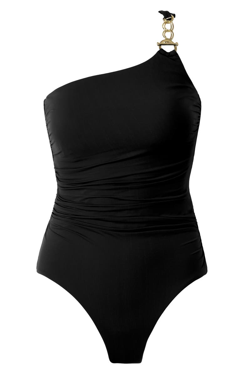Magicsuit<sup>®</sup> Hyperlink Charlize One-Piece Swimsuit, Alternate, color, Black
