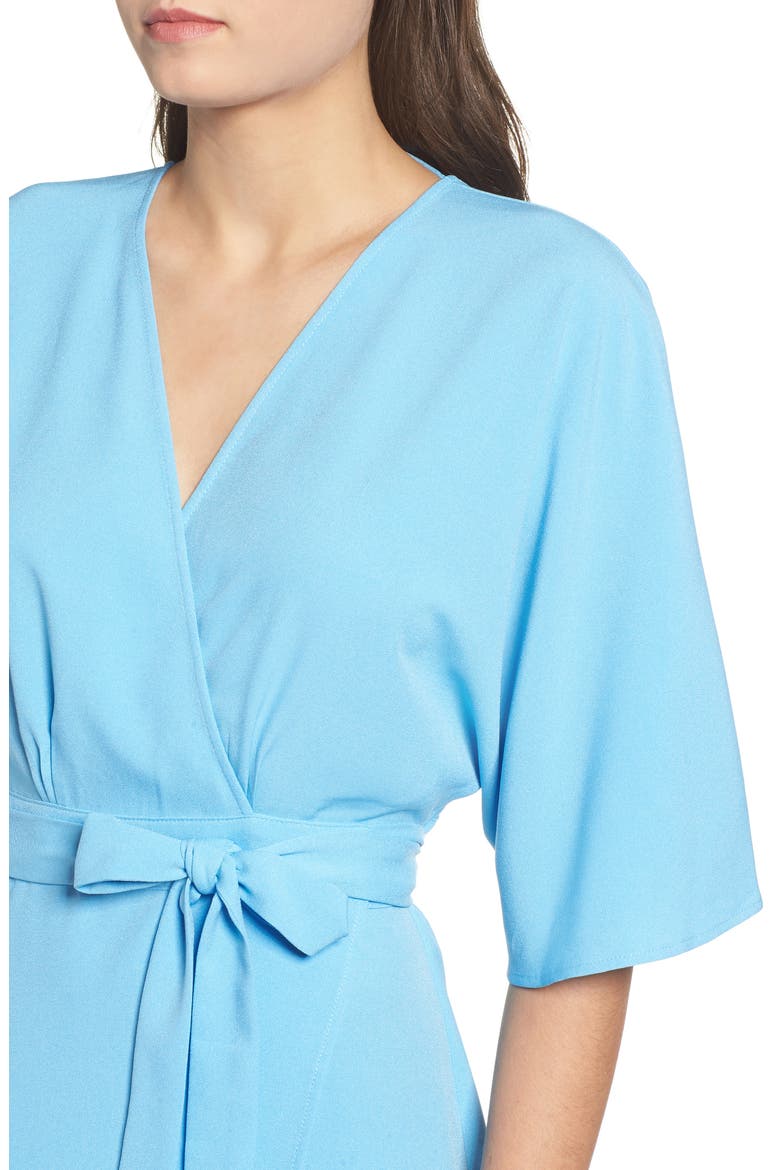 Kimono Maxi Dress, Alternate, color, BLUE ALASKAN