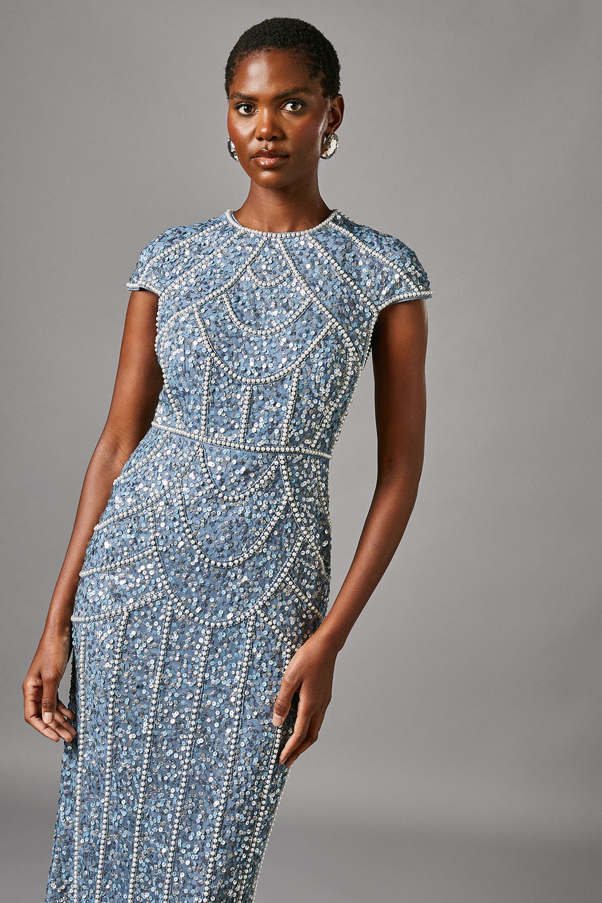 Embellished Pencil Dress - image 4