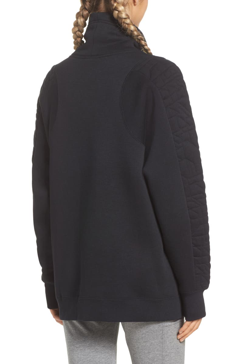Nike Sportswear Quilted Funnel Neck Pullover, Alternate, color, 