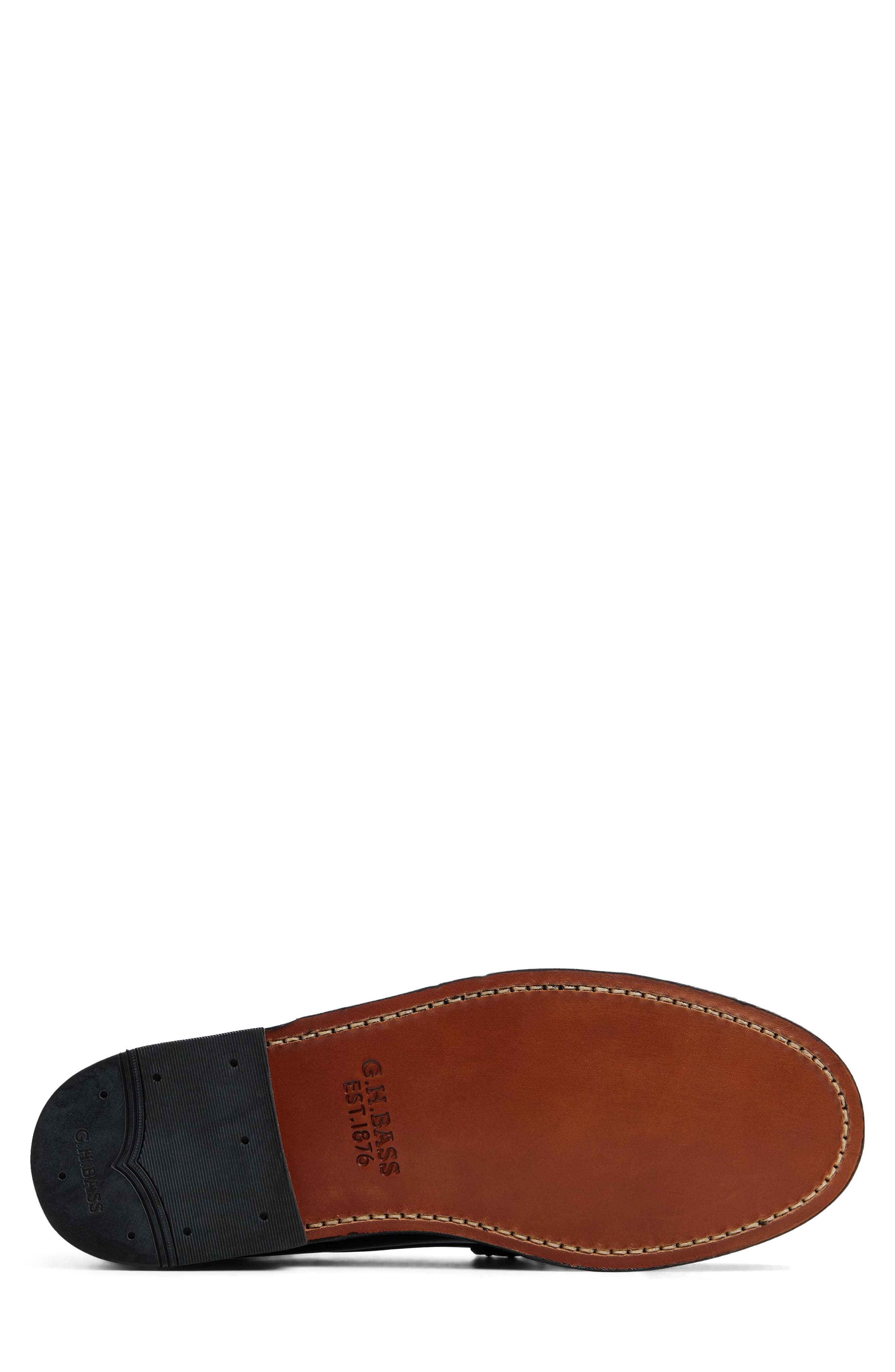 Larson Weejuns® Penny Loafer, Alternate, color, OPEN BLACK