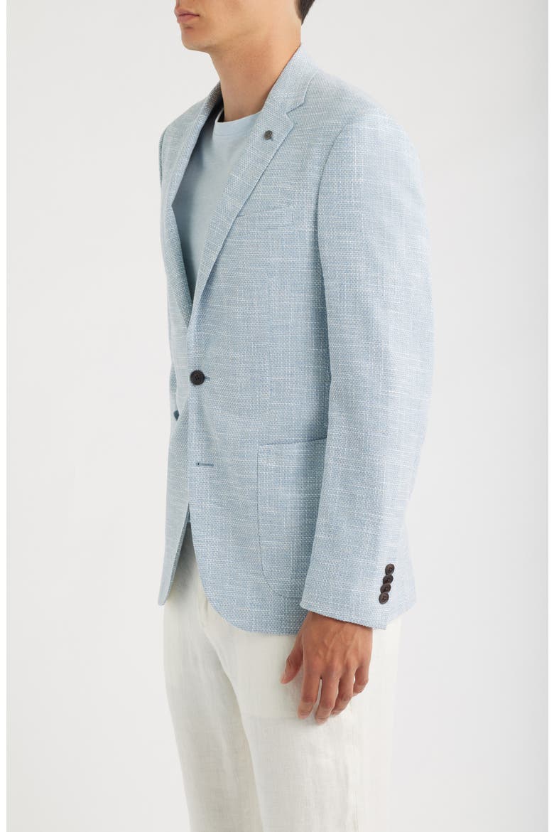 Rudy Slim Fit Cotton Blend Sport Coat, Alternate, color, LIGHT BLUE