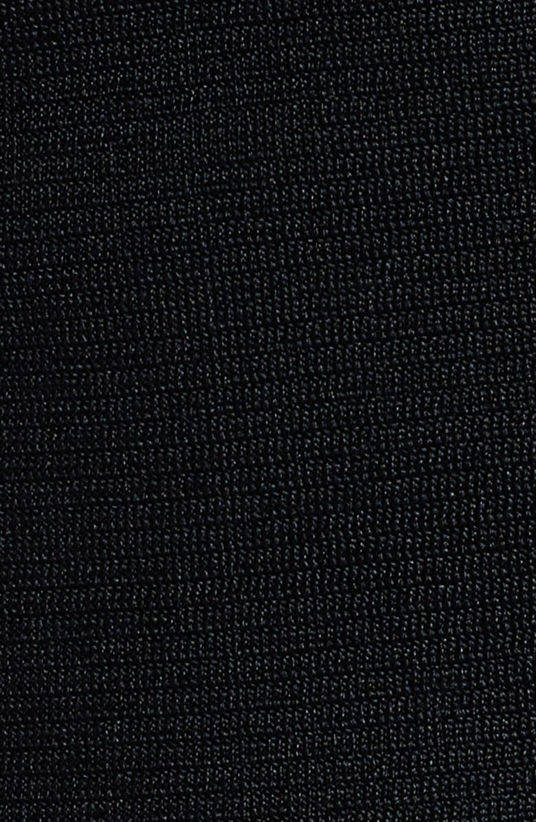 Cult Gaia Nomi Bow Detail One-Shoulder Sweater, Alternate, color, Black