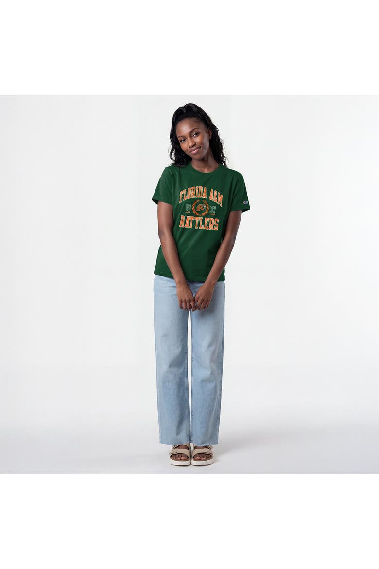 Women's Champion Green Florida A&M Rattlers Lifestyle T-Shirt, Alternate, color, Green