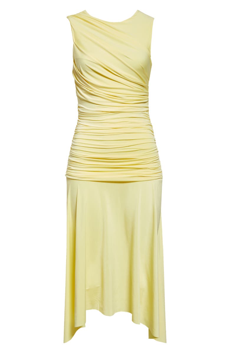 Siedrés Nuina Ruched Open Back Jersey Midi Dress, Alternate, color, 