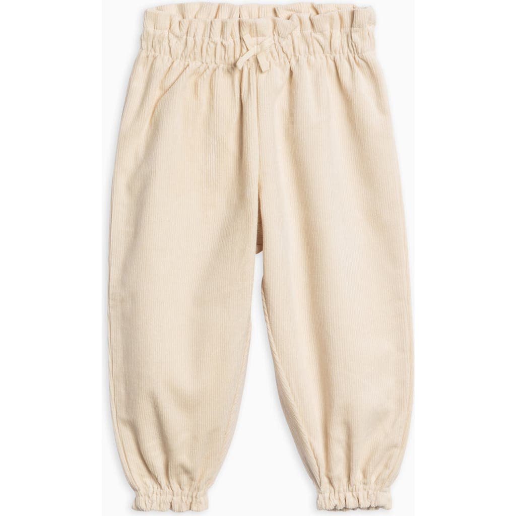 Kendi Awen Corduroy Ruffle Pant In Neutral