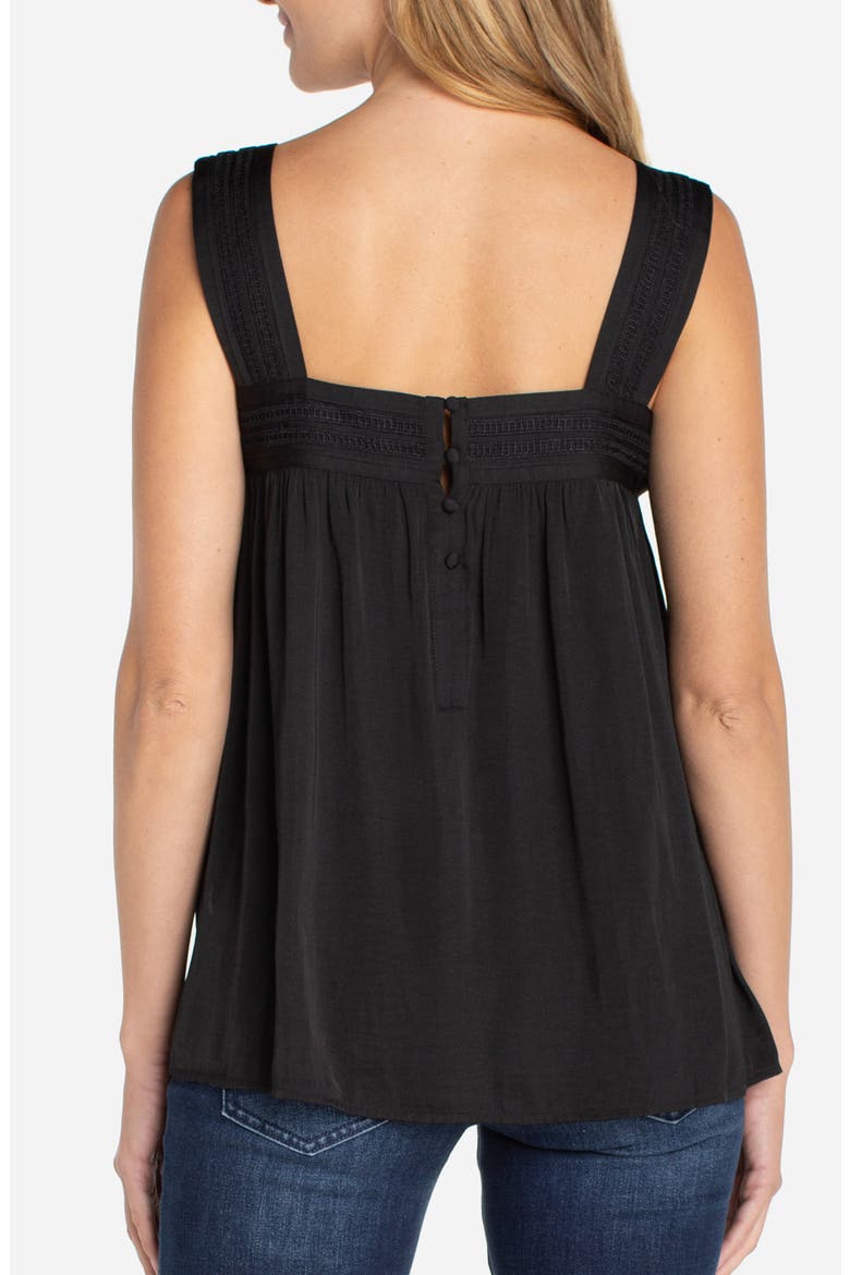 Stitch Square Neck Tank, Alternate, color, BLACK
