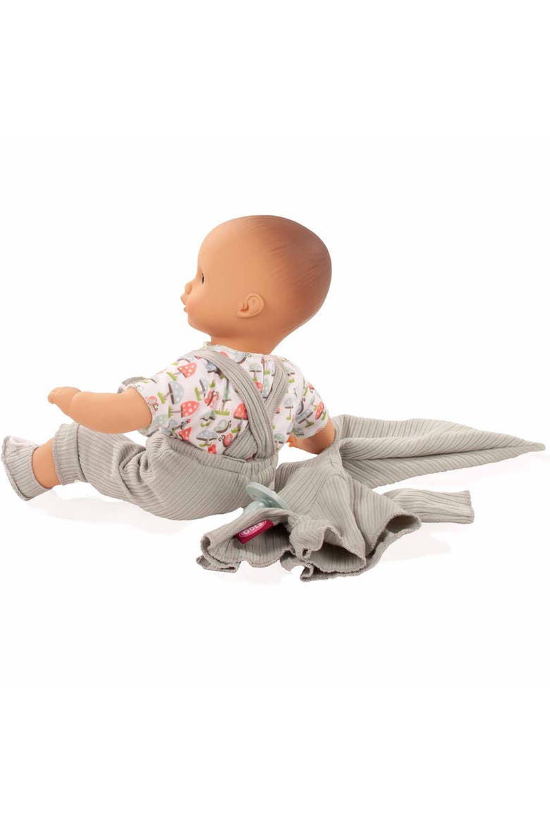 13" Bald Baby Doll With Blue Sleeping Eyes, 18 Months+, Alternate, color, Multicolored