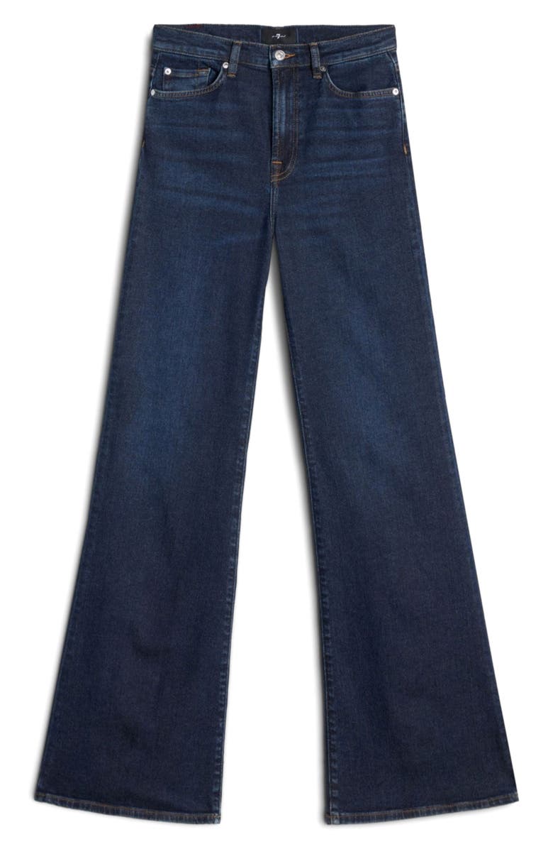 Seven Modern Dojo High Waist Flare Jeans, Alternate, color, Bluecrest