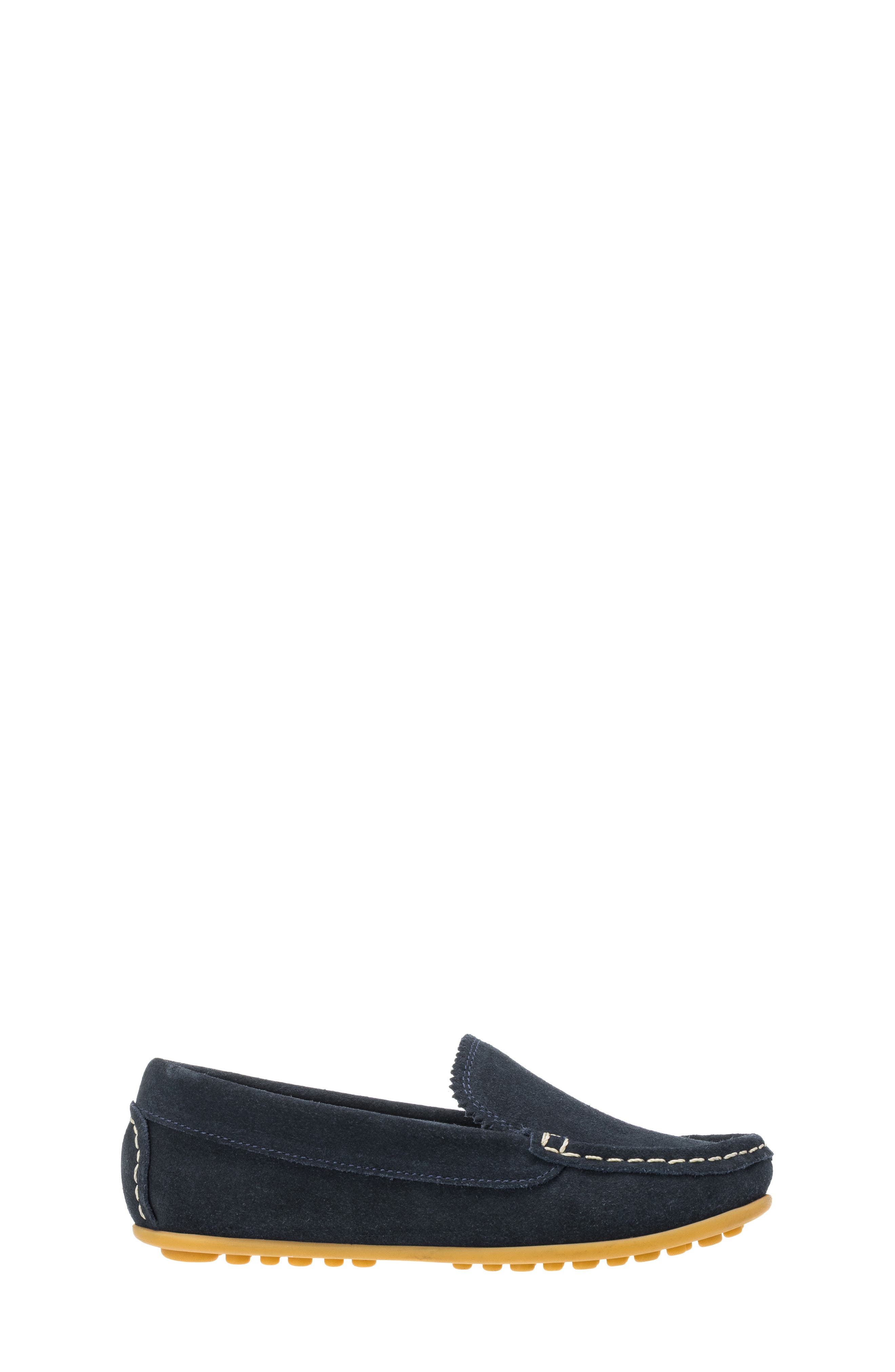 Kids' Antton Moc Toe Driving Loafer, Alternate, color, SUEDE BLUE