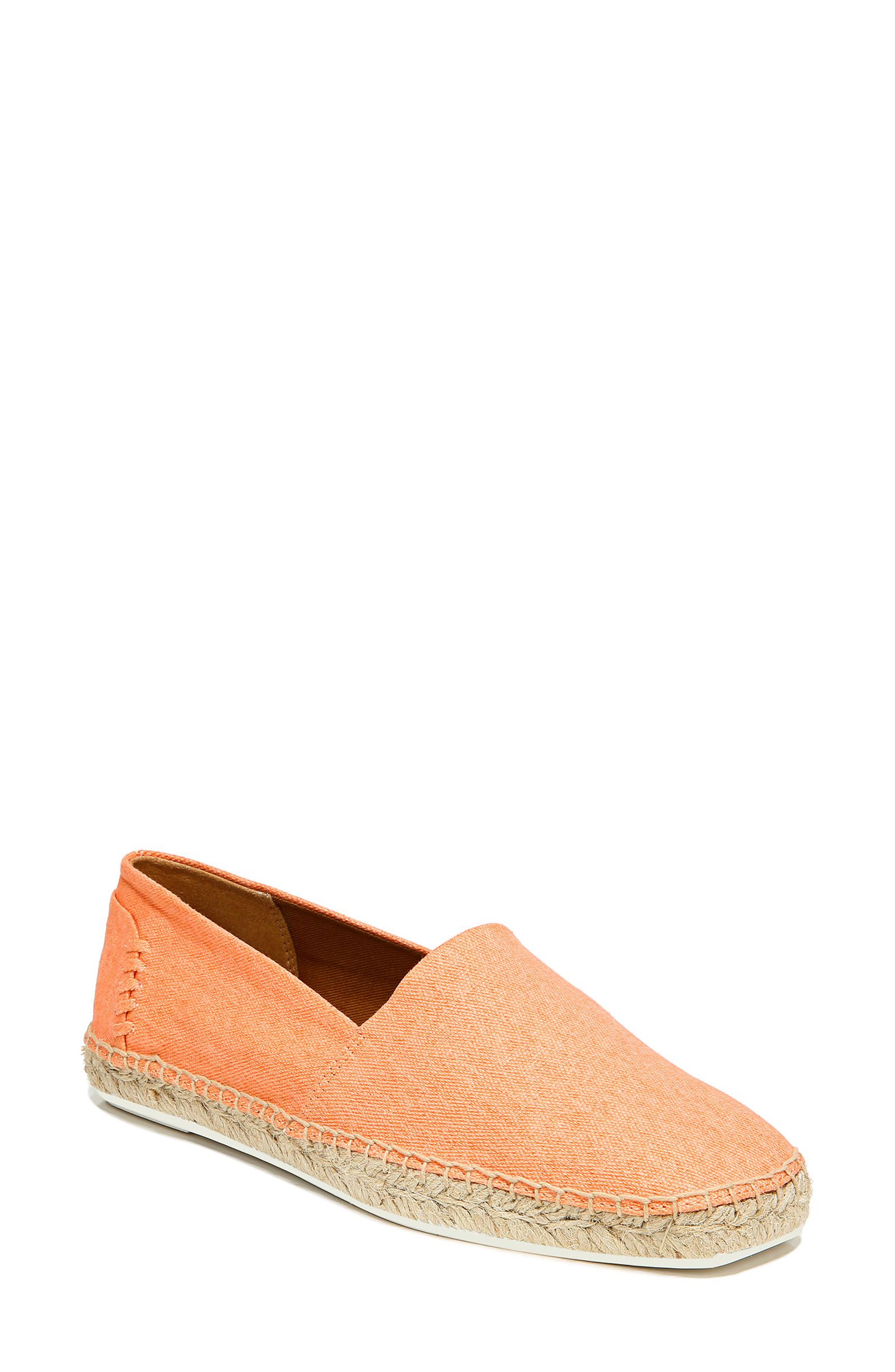 Kenna Espadrille Flat, Main, color, MELON