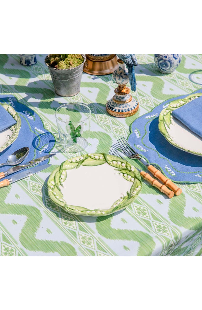 Mrs. Alice Lily of the Valley Starter Plate, Alternate, color, Green