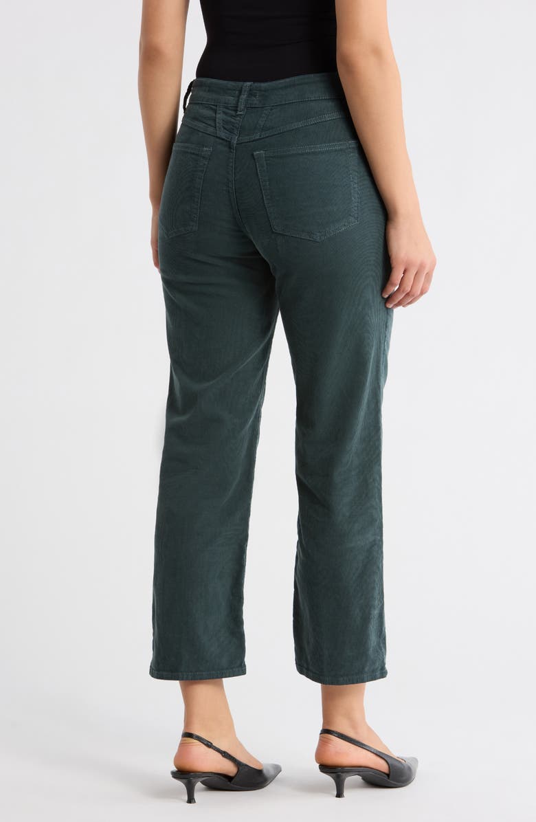 Closed Milo Wide Leg Flare Corduroy Pants, Alternate, color, Pini Green