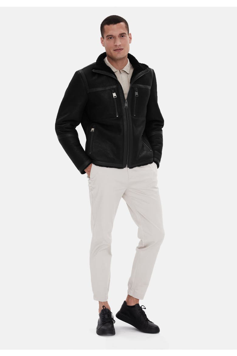 Fabian Sheepskin Coat, Alternate, color, Brown