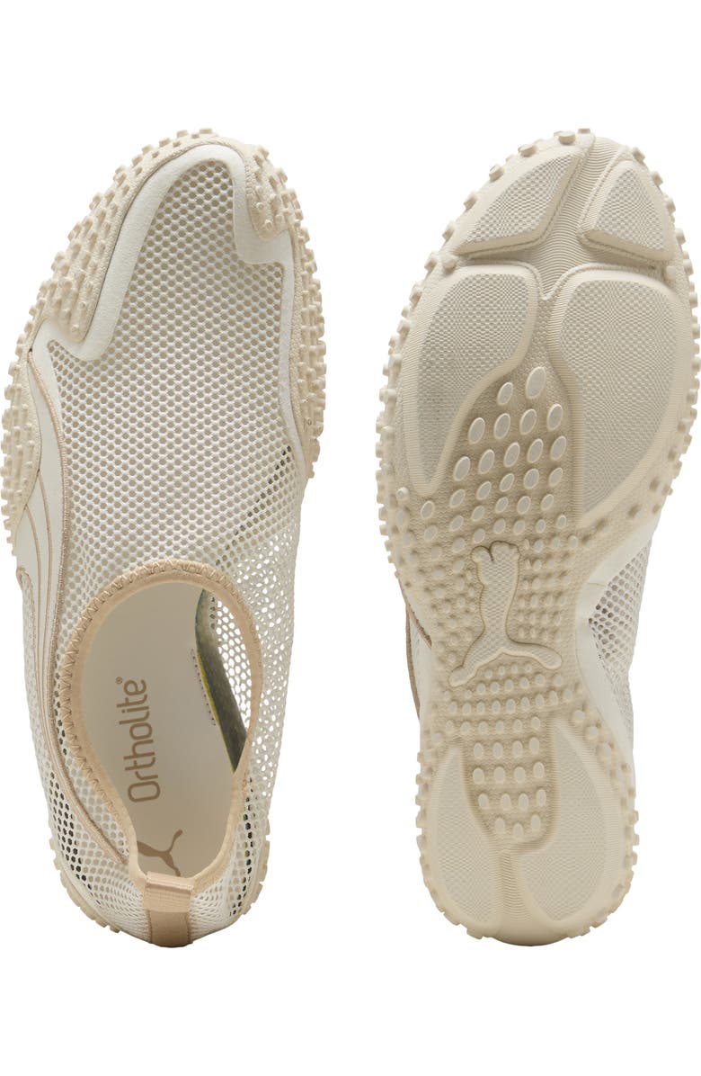 PUMA Gender Inclusive Mostro Flex Mesh Slip-On, Alternate, color, Warm White/ Light Sand