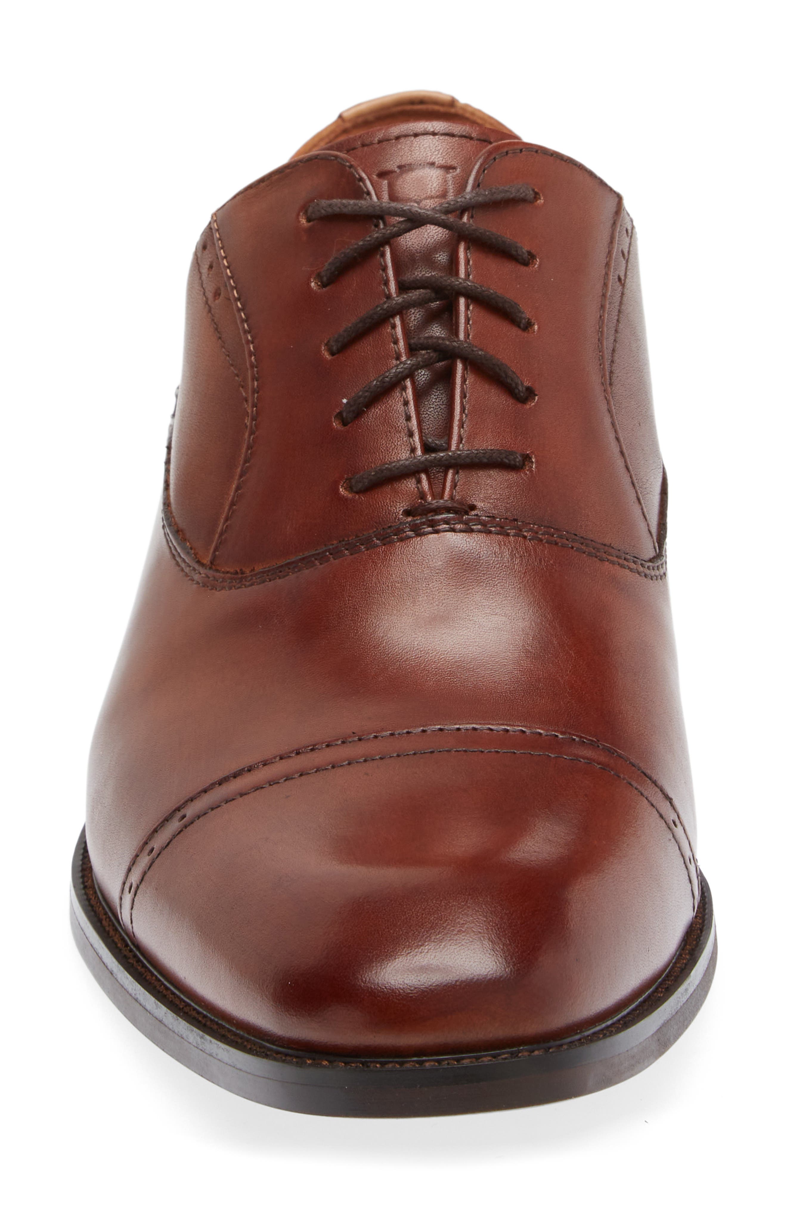 Florsheim Sorrento Cap Toe Oxford, Alternate, color, Cognac