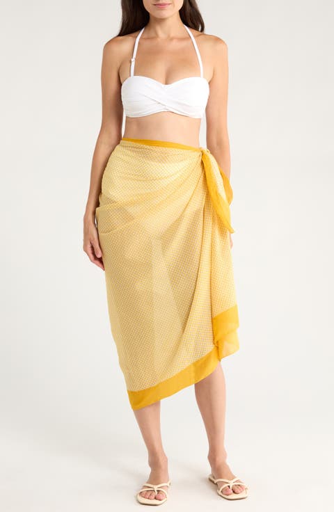 Printed Cotton Cover-Up Pareo