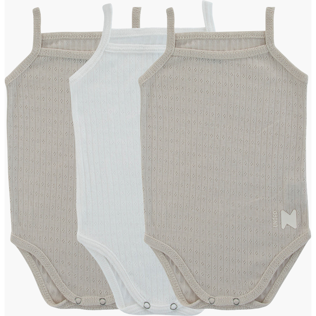 Noggiwear Pointelle Boys Bodysuit In Gray