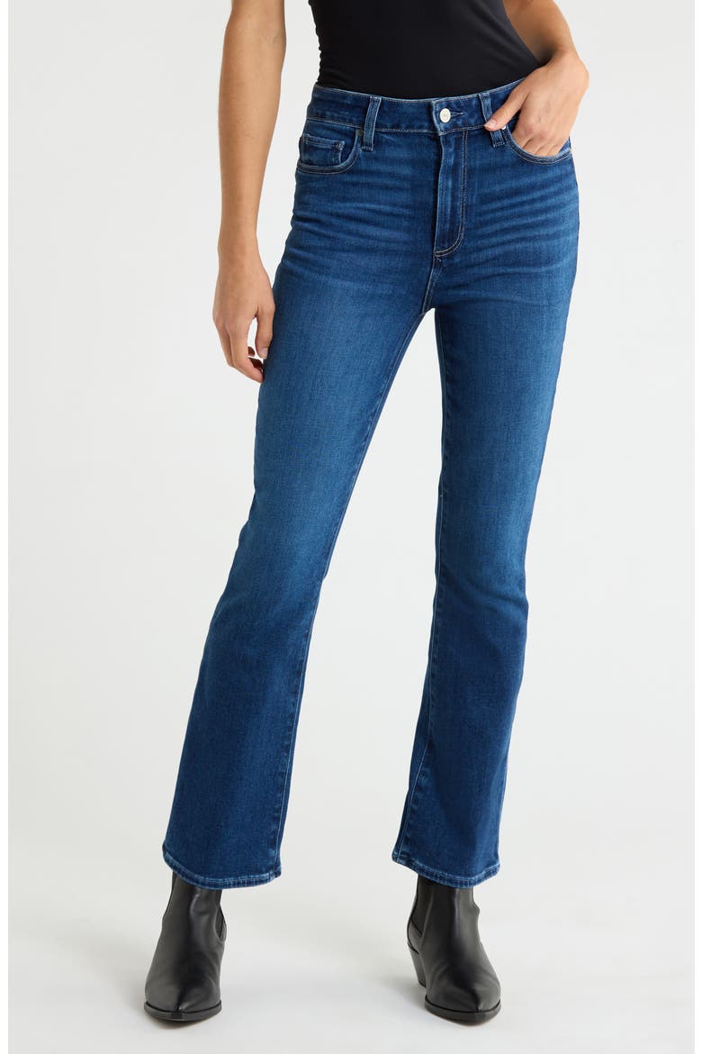 Claudine High Waist Ankle Flare Jeans, Main, color, MOONY
