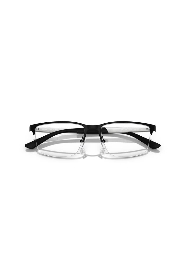56mm Rectangle optical glasses, Alternate, color, Black
