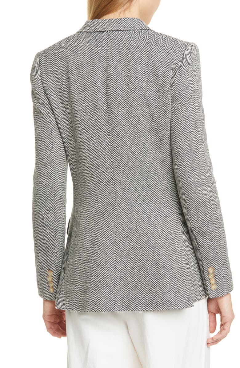 Polo Ralph Lauren Silk & Linen Blend Herringbone Jacket, Alternate, color, 