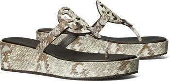 Miller Platform Wedge Thong Sandal