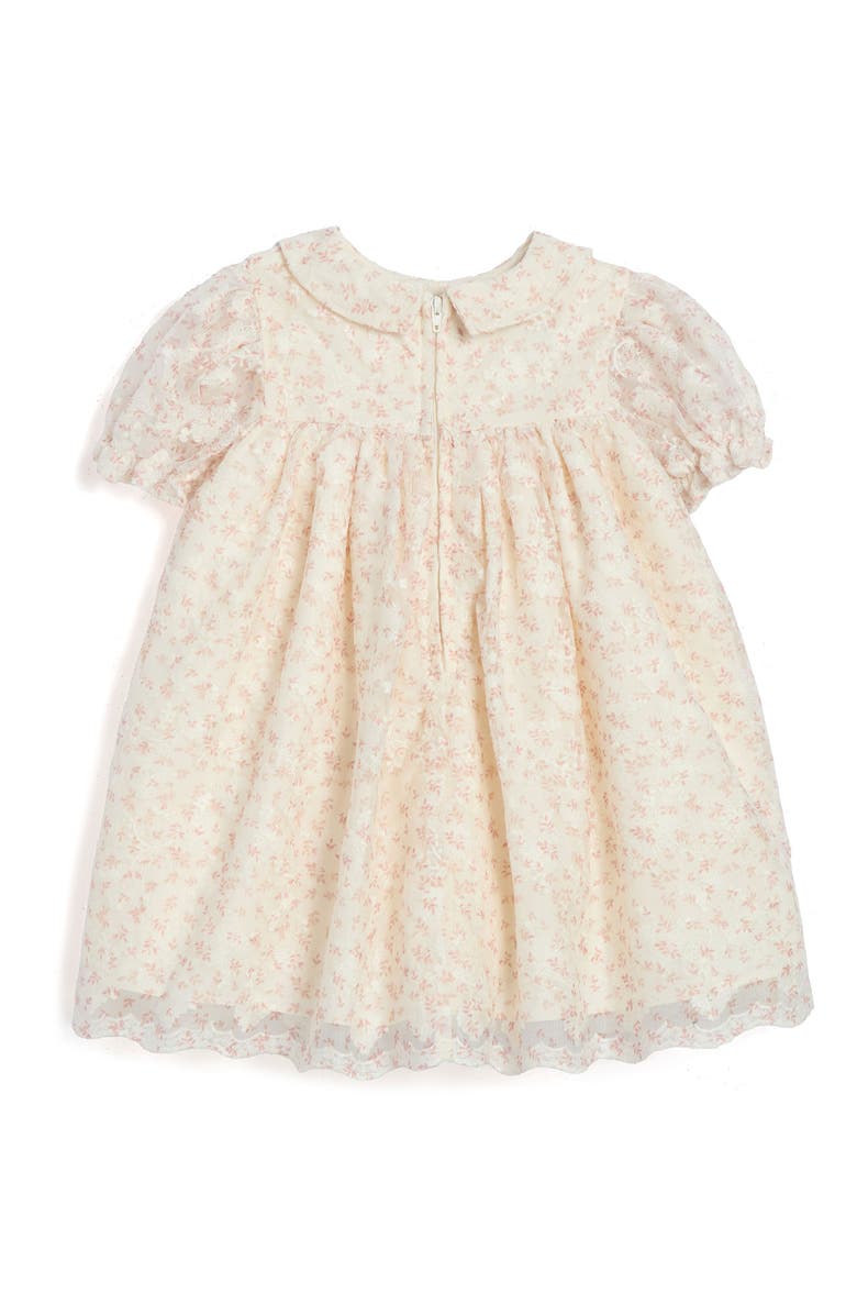 Pippa & Julie Collared Mesh Dress, Alternate, color, Ivory