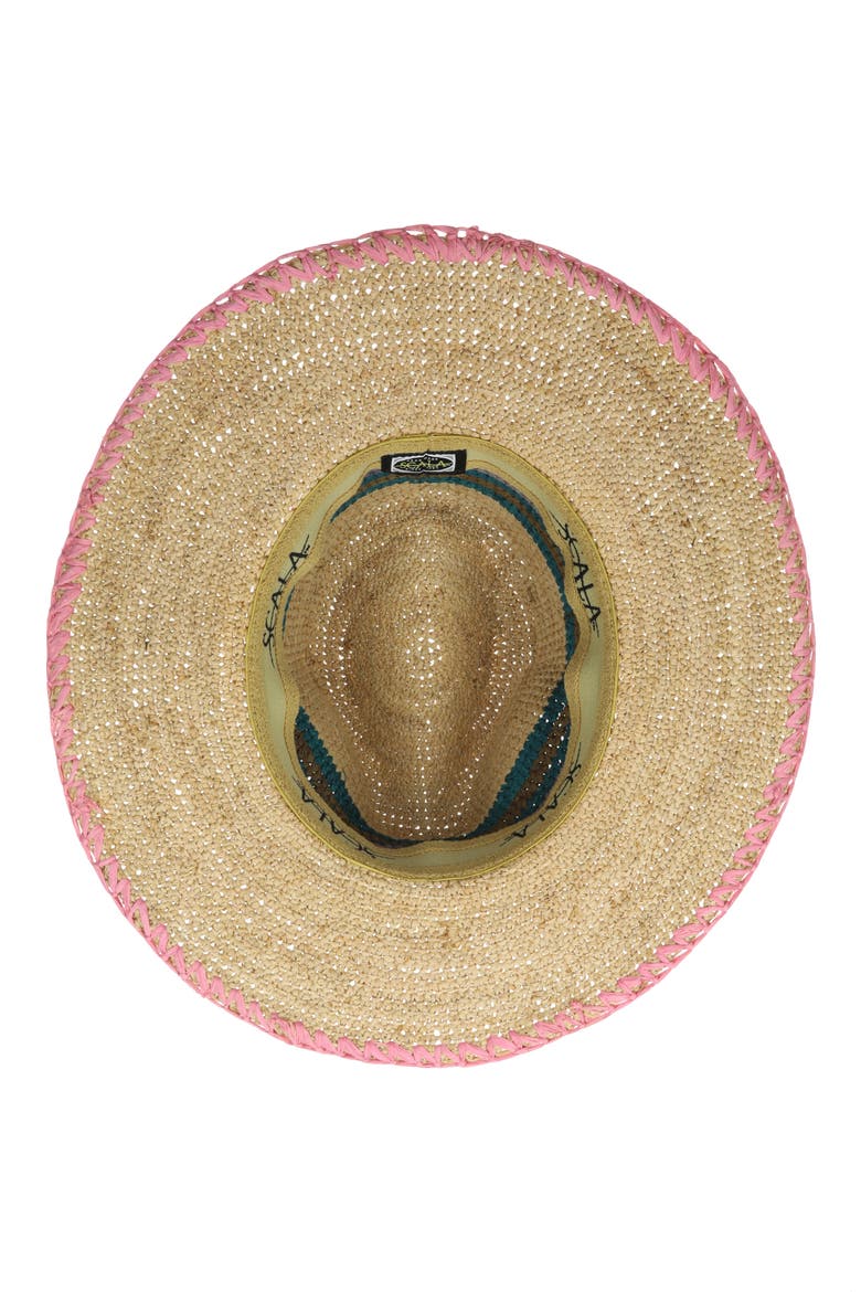 Brenta Multicolor Raffia Hat, Alternate, color, NATURAL