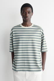 COS Oversized Striped Cotton T-shirt