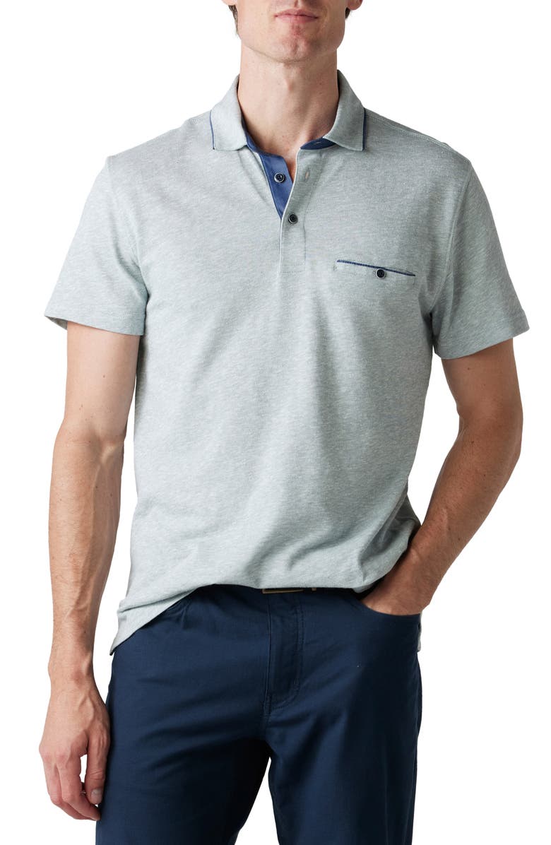 Rodd & Gunn Bolton Stream Short Sleeve Piqué Polo, Main, color,