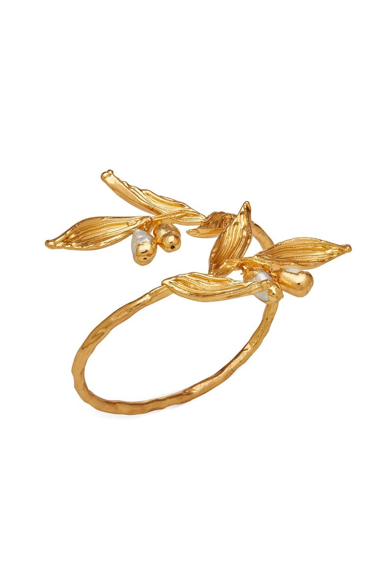 Dhwani Bansal HAYA BRACELET, Alternate, color, Gold Plated